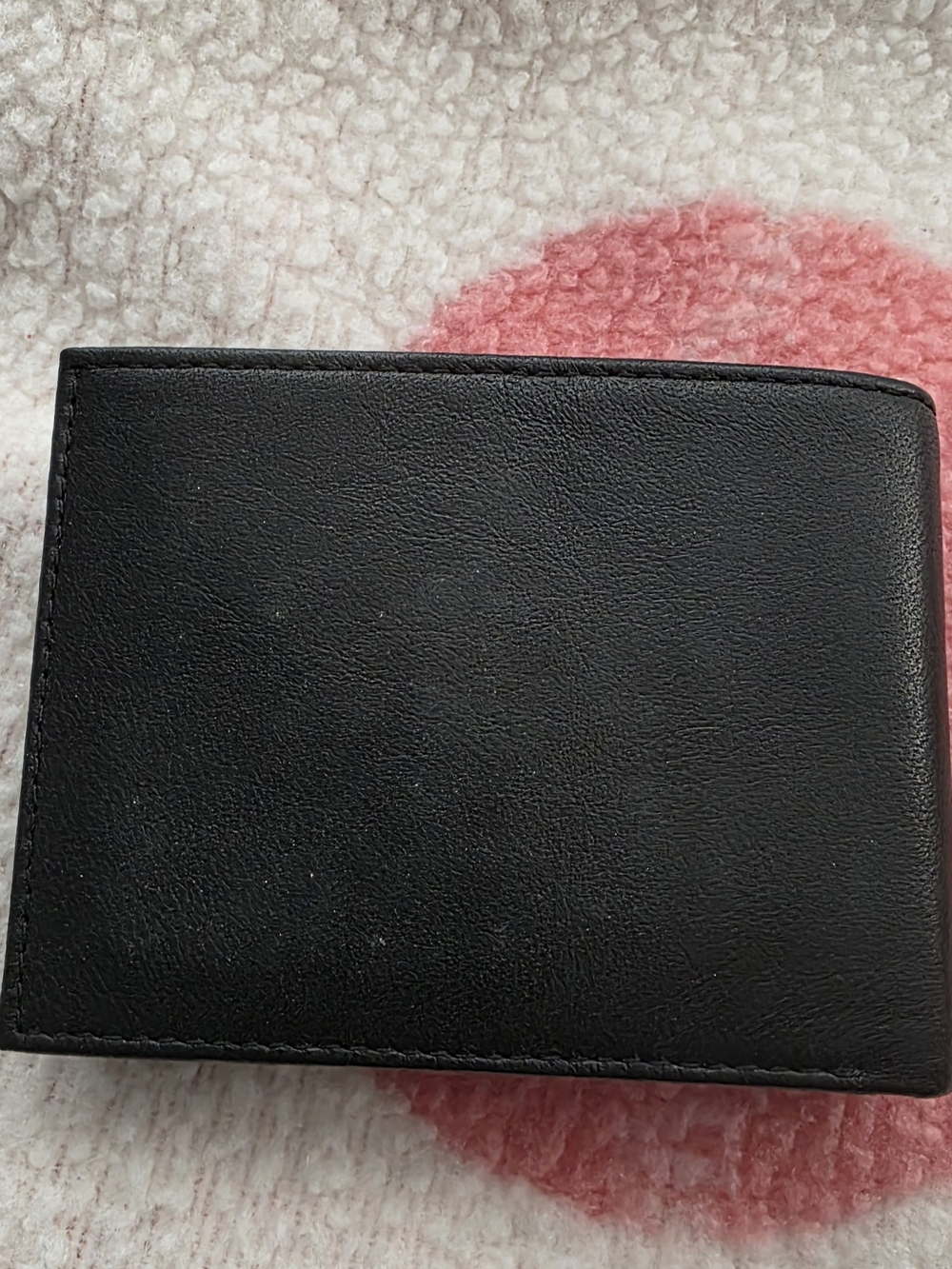 New Samsonite Black Leather Men's Bi-Fold Wallet